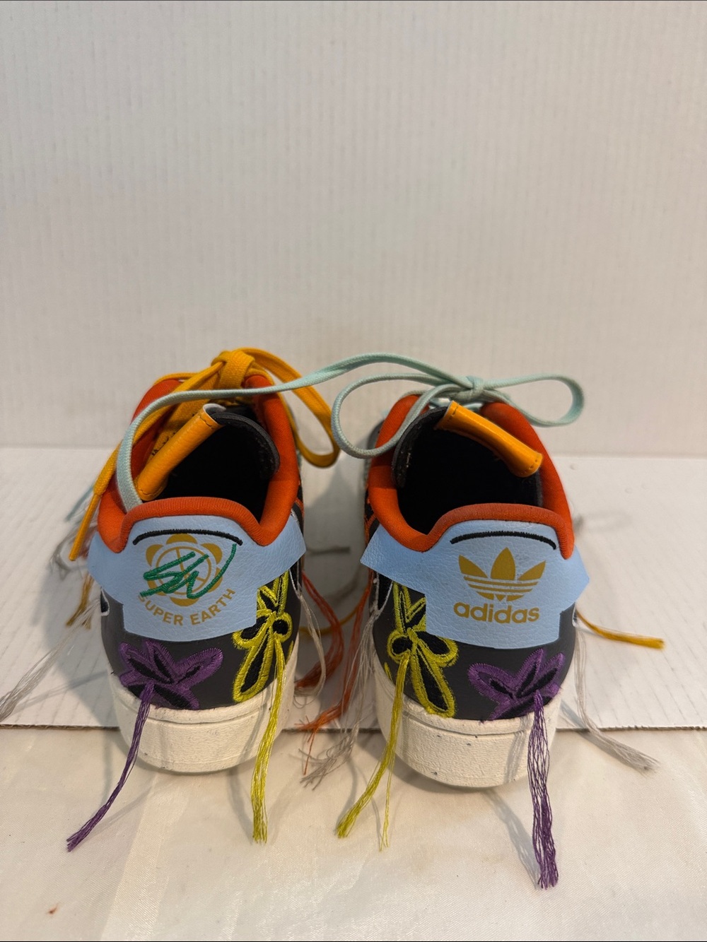 Sean Wotherspoon Adidas Superstar Super Earth Sneakers (sz women’s 7.5) - Picture 4 of 9
